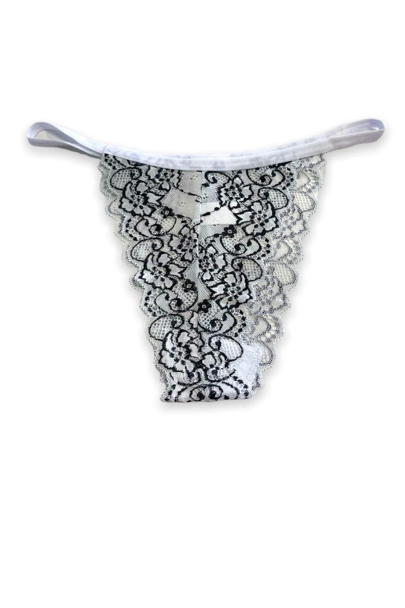 Crotchet Lace Panty Thong #2109