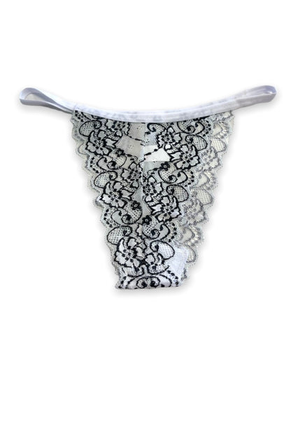 Crotchet Lace Panty Thong #2109