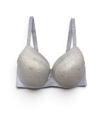 Floral Lace Overlay Lightly Lined Bra #2123