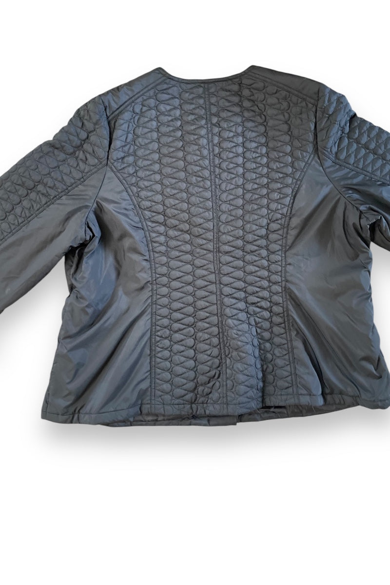 Quilted Full Zipper Jacket