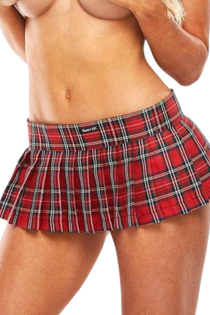 Teacher's Pet School Girl Skirt - Red