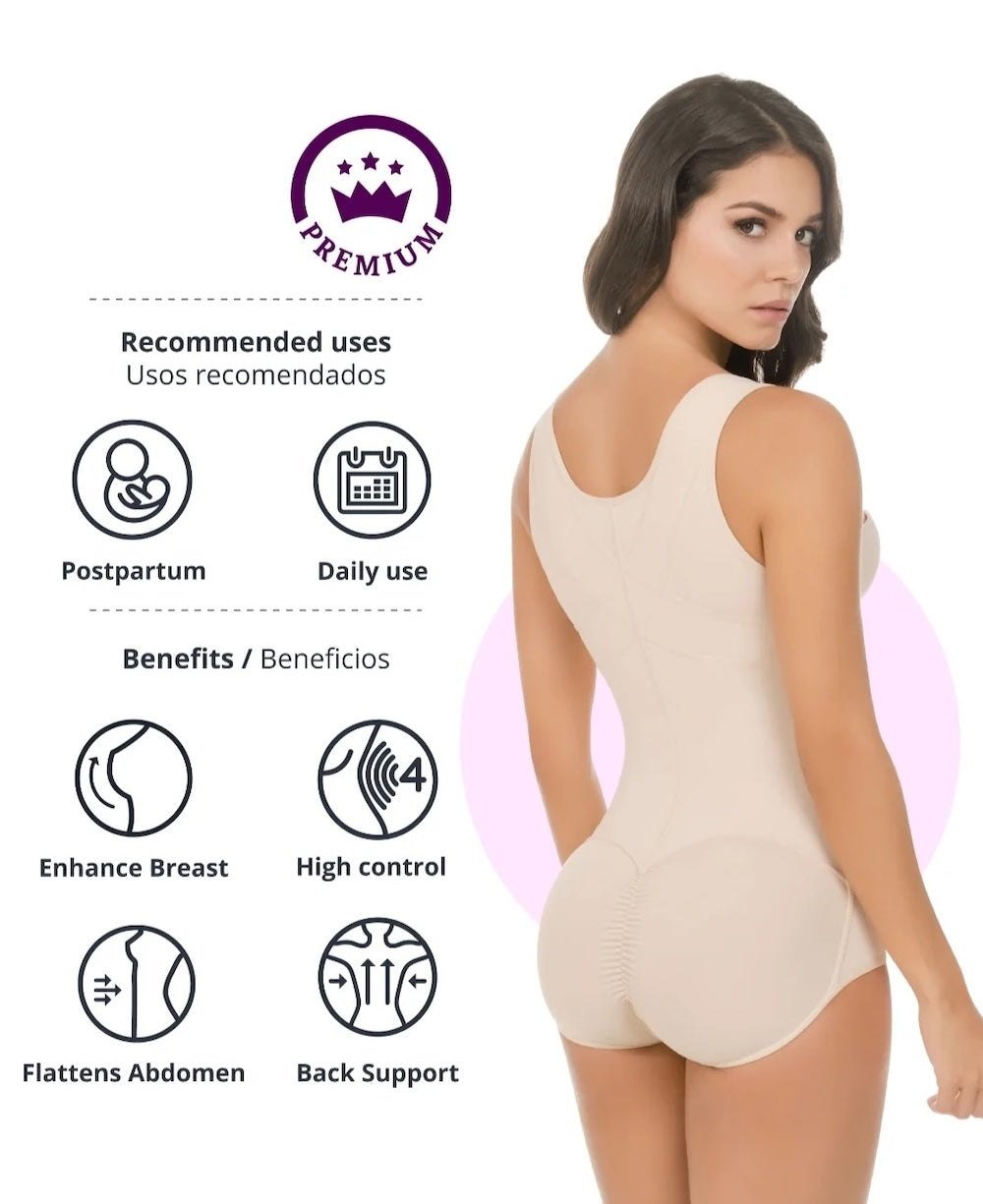 Butt-Lifting Slimming Zipper Bodysuit 