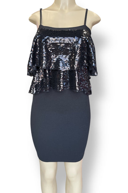 Sequin Flares Mini Dress