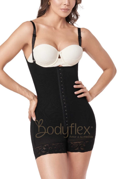 Shapewear Bodysuit Shorts With Semi-Covered Back