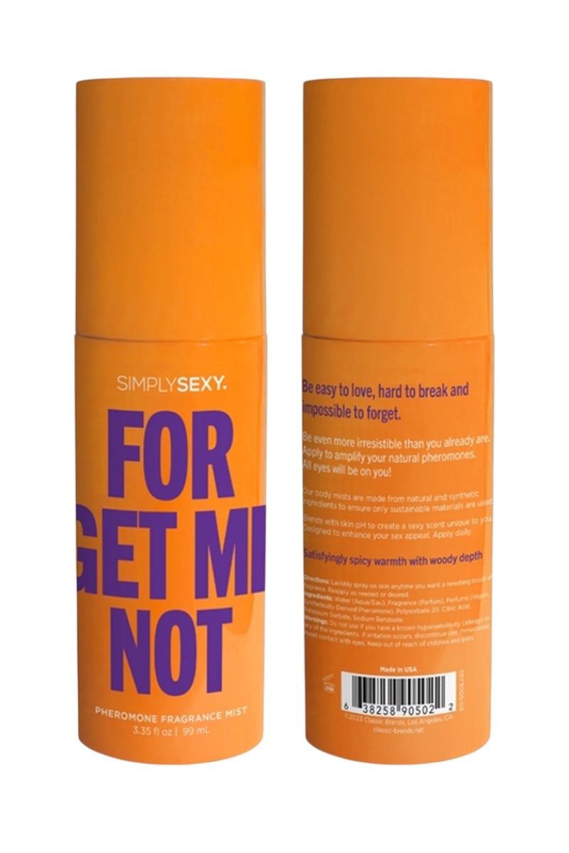 Simply Sexy Pheromone Fragrance Mist - Forget Me Not