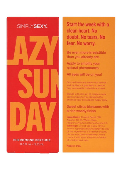 Simply Sexy Pheromone Perfume - Lazy Sunday