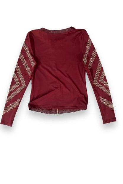 Studded Lightweight Zipper Jacket