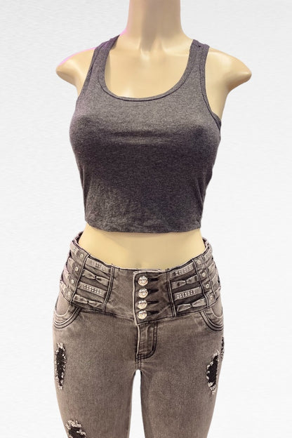 Racerback Crop Top