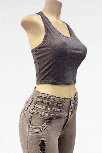 Racerback Crop Top