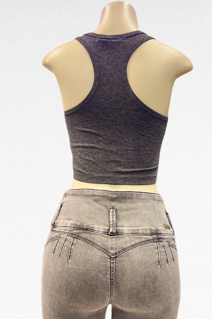 Racerback Crop Top