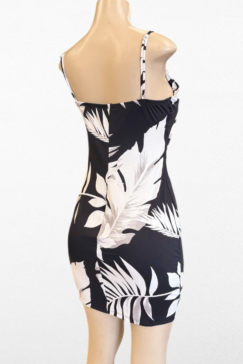 Tropical Print Cami Dress