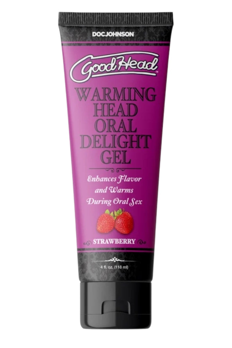 Warming Oral Delight Gel - Strawberry - 4 fl oz 