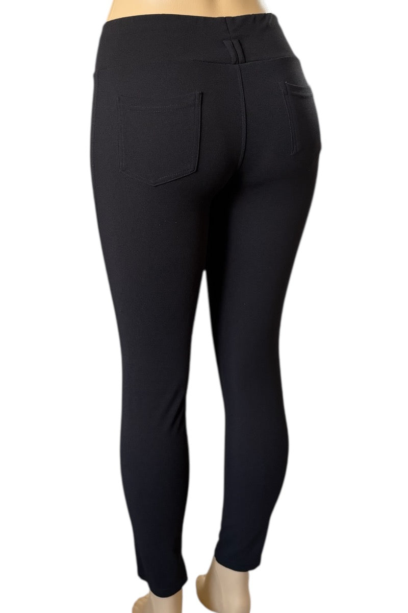 Black pants on a white background