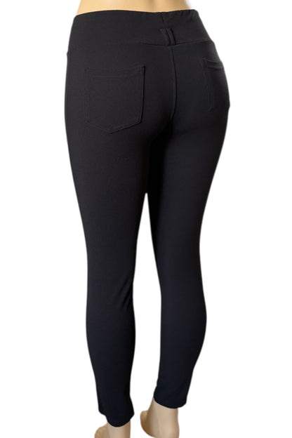 Black pants on a white background