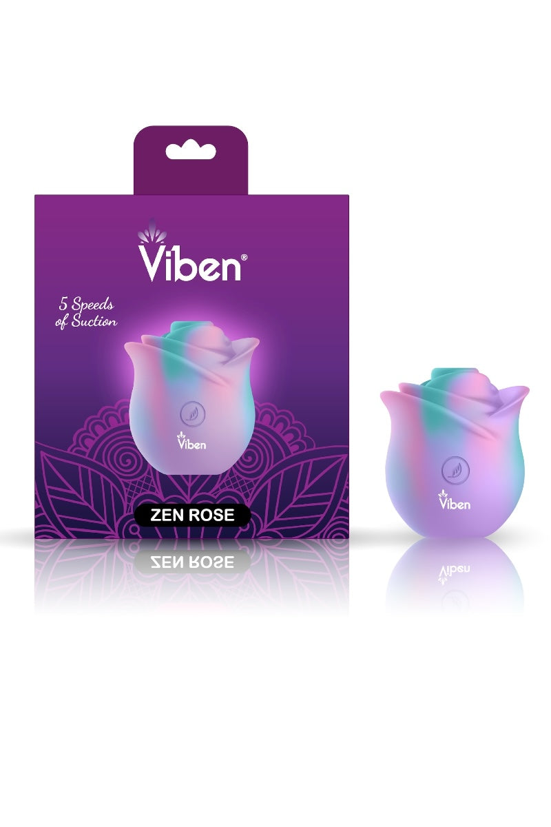 Viben Zen Rose product with packaging on a white background
