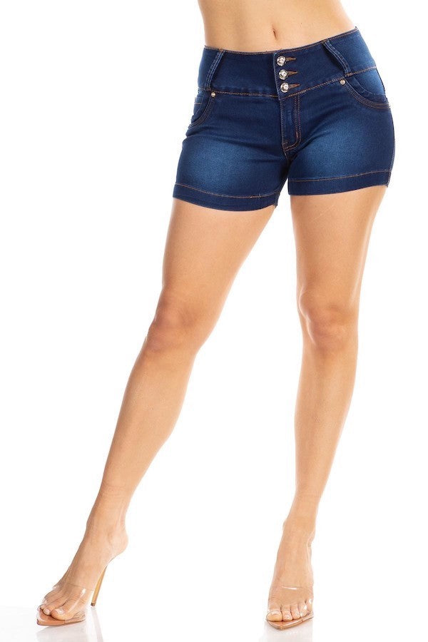 Marie Blue Denim Shorts