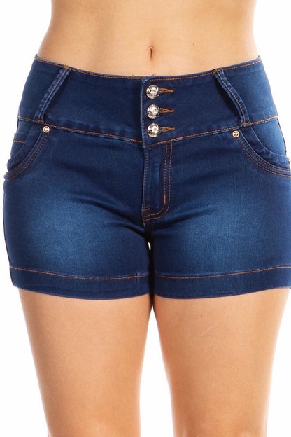 Marie Blue Denim Shorts