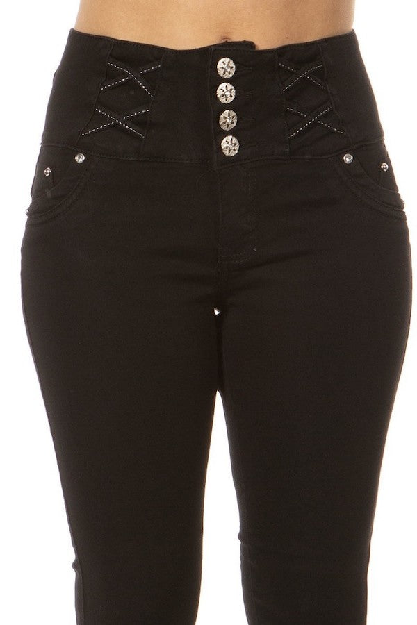 X Line Mid Rise Jeans