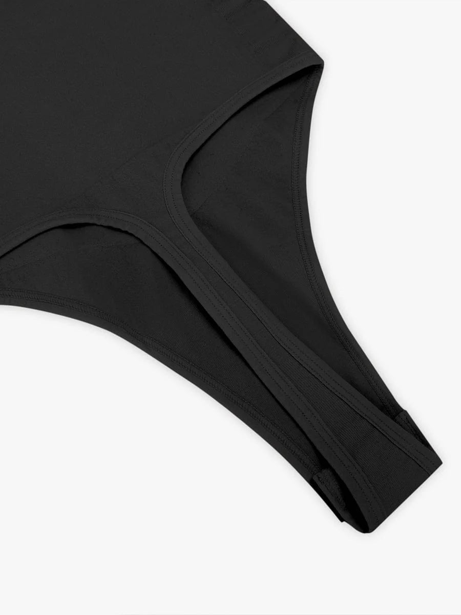 Close up of Black top on a white background