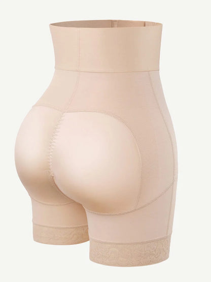 Beige shapewear on a white background