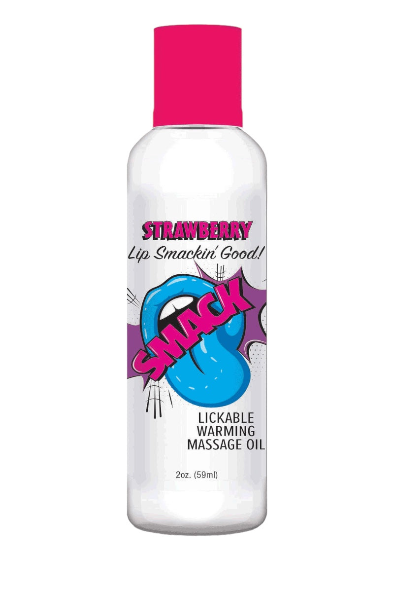 Smack Warming and Lickable Massage Oil - 2 oz