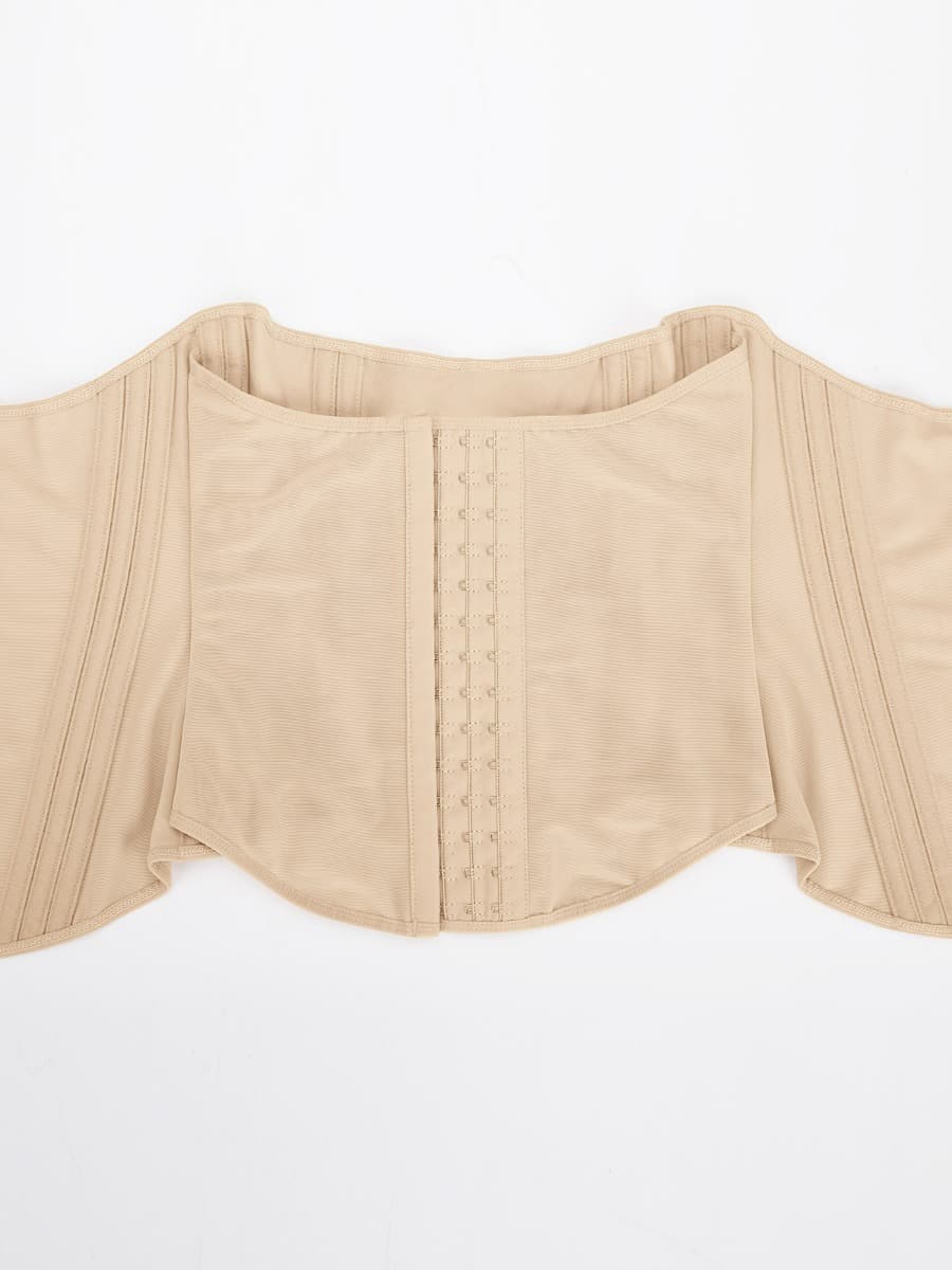 Beige waist trainer on a white background
