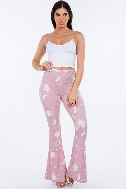 Day & Night Flared Pants - Pink
