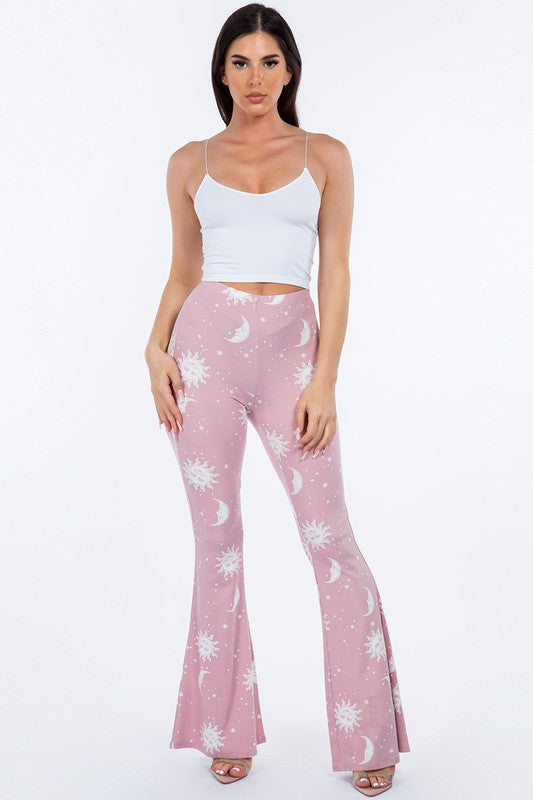 Day & Night Flared Pants - Pink