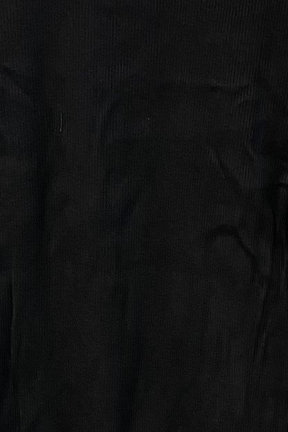 Short Sleeve Cutout Dress -Black - Close Up