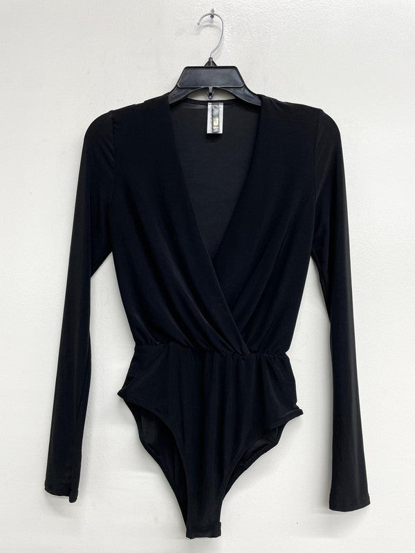 Wrapped Up Bodysuit - Black