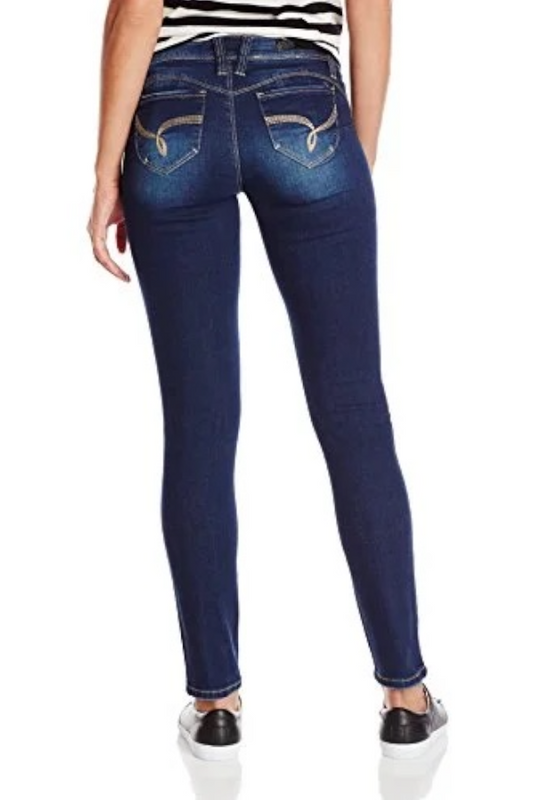 Back of Low Waist Contour Jeans
