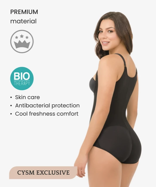 Butt-Lifting Compressive Bodysuit - Black