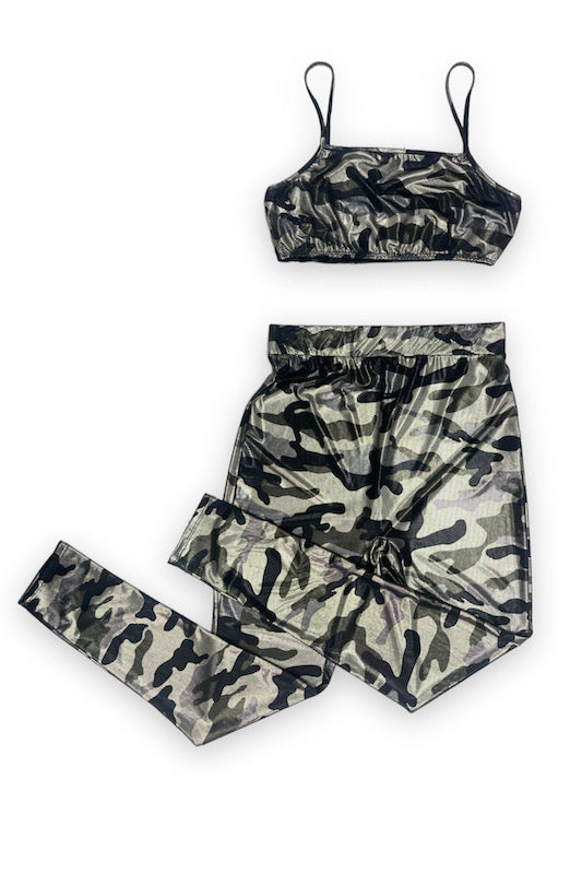 Metallic Camo Print Set