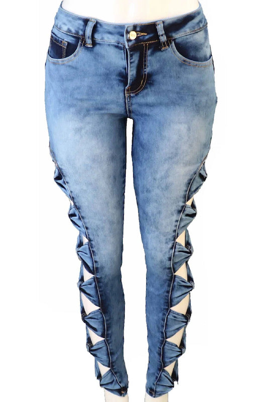 Medium Rise Side Bow Cut Outs