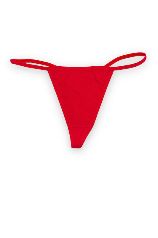 Cotton G String in red