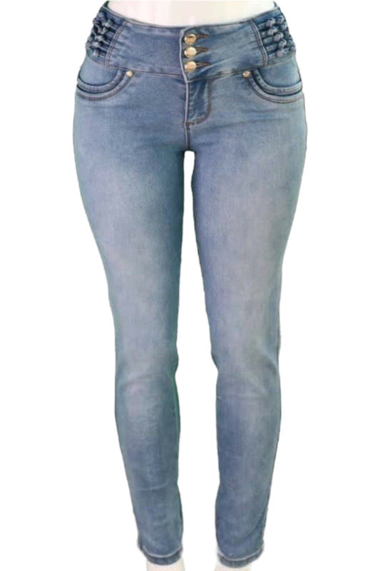 Front of Why Knot Jeans
