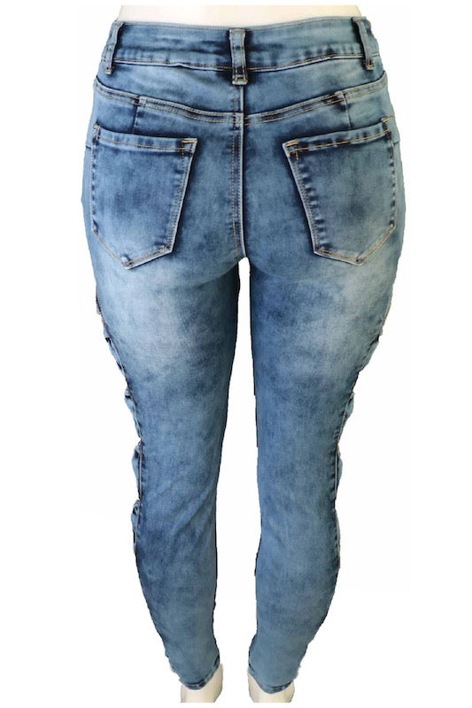 Back of Medium Rise Side Bow Cut Outs