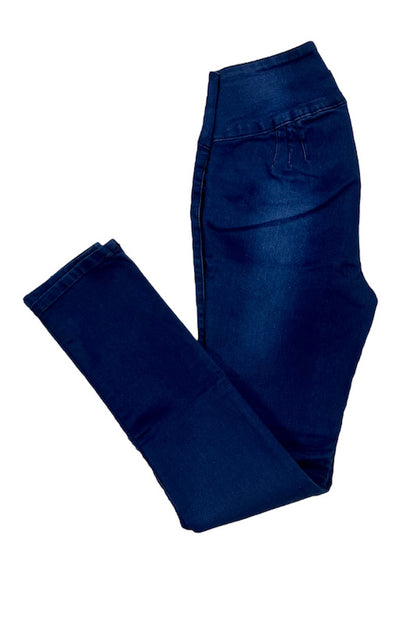 No Pockets Jeans in Blue