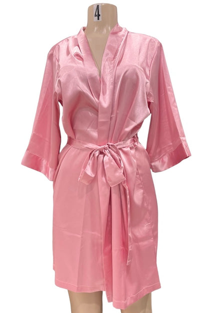 Satin Kimono Robe