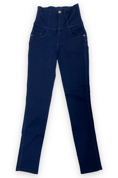 Jenna Colombian Jeans in Navy Color