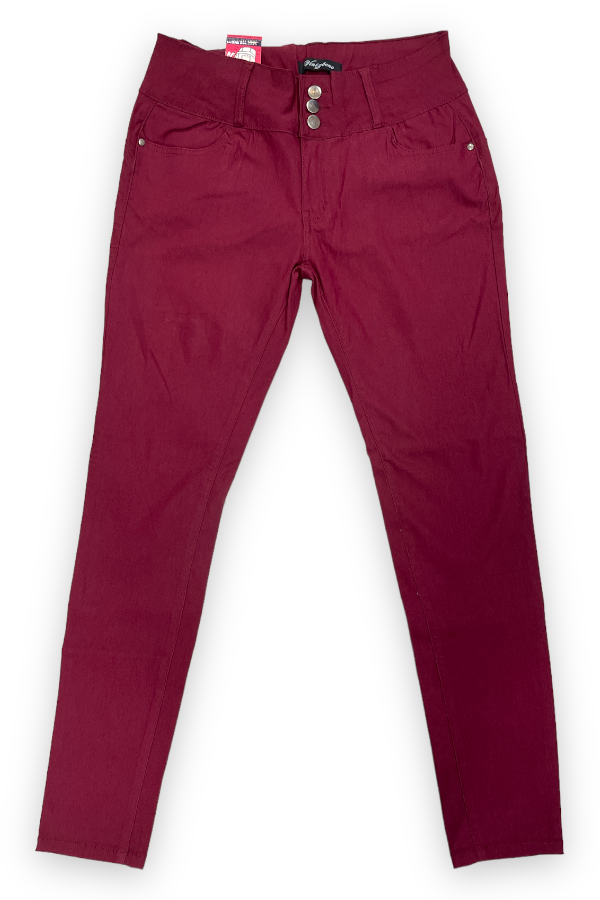 I Mean Business Pants in Burgundy Color