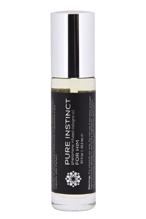 Pure Instinct Roll On Pheromone Infused Cologne Oil For Him - .34 fl oz