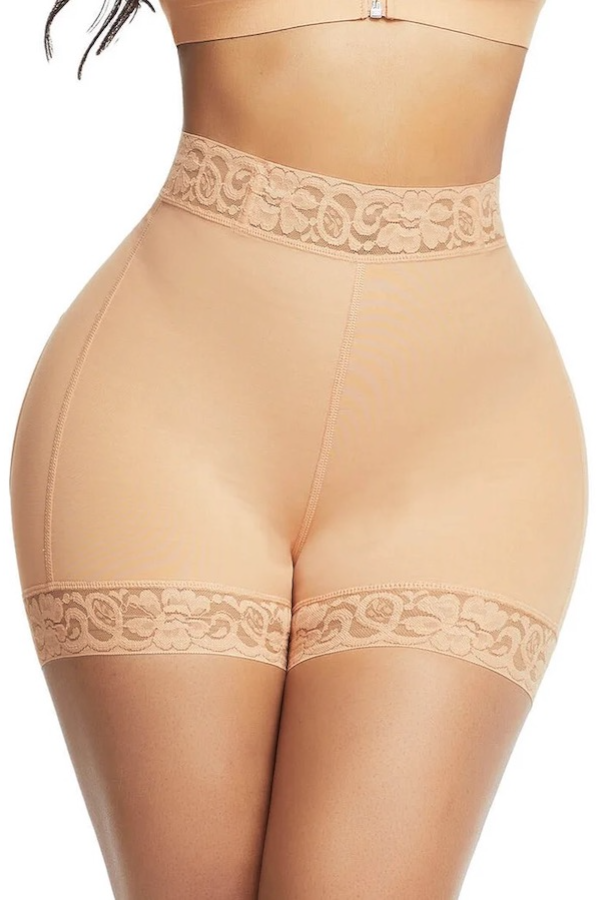 Every Day No Rolls Shaping Shorts - Beige