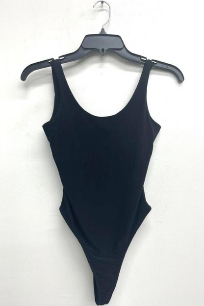 Tank Lined Bodysuit - Black