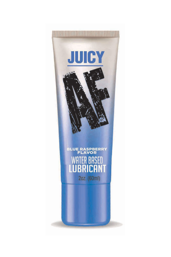Juicy AF Flavored Water Based Lube - Blue Raspberry