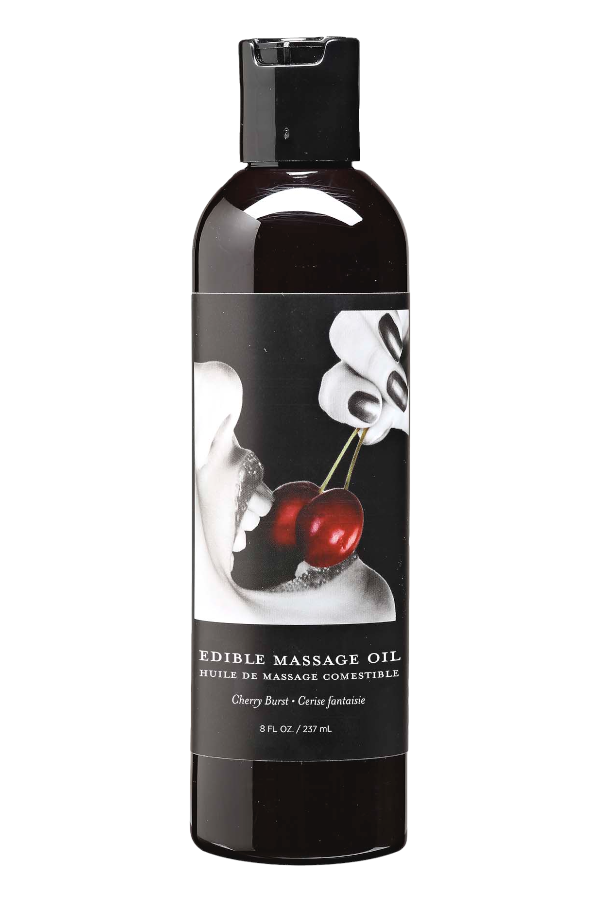 Edible Massage Oil - Cherry - 8 fl oz