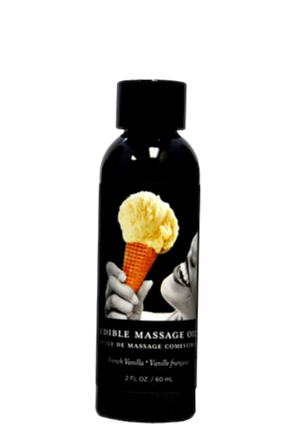 Edible Massage Oil - Vanilla - 2 fl oz