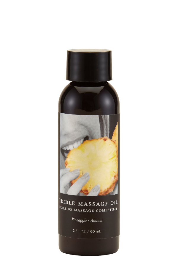 Edible Massage Oil - Pineapple - 2 fl oz