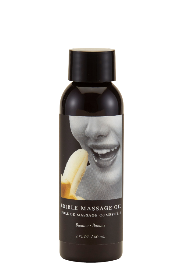 Edible Massage Oil - Banana - 2 fl oz