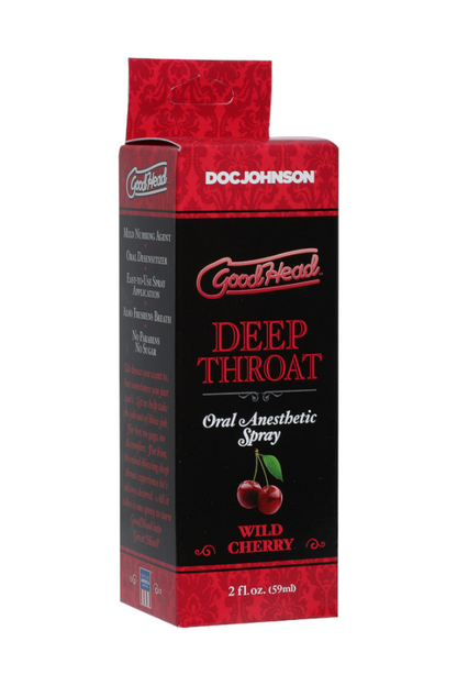 Deep Throat Oral Spray - Cherry - 2 fl oz